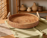 Wicker detailed trays - 2 sizes